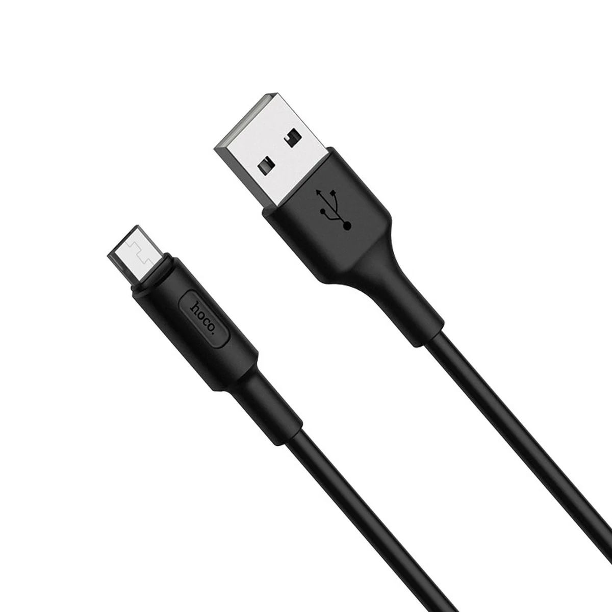 Дата кабель Hoco X25 Soarer MicroUSB (1m) Чорний