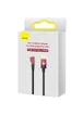 Дата кабель Baseus MVP 2 Elbow-shaped Type-C to Type-C 100W (1m) (CAVP000620) Black / Red