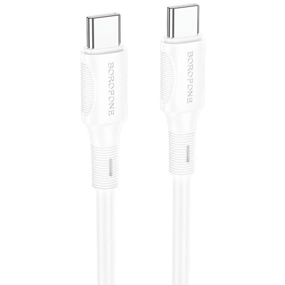 Дата кабель Borofone BX80 Type-C to Type-C 60W (1m) Білий