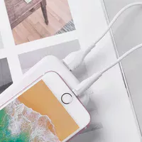 Дата кабель Borofone BX18 Optimal USB to Lightning (1m) Белый