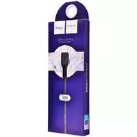 Дата кабель Hoco X20 Lightning (3m) Черный