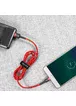 Дата кабель Baseus Cafule MicroUSB Cable 2.4A (1m) (CAMKLF-B) Червоний