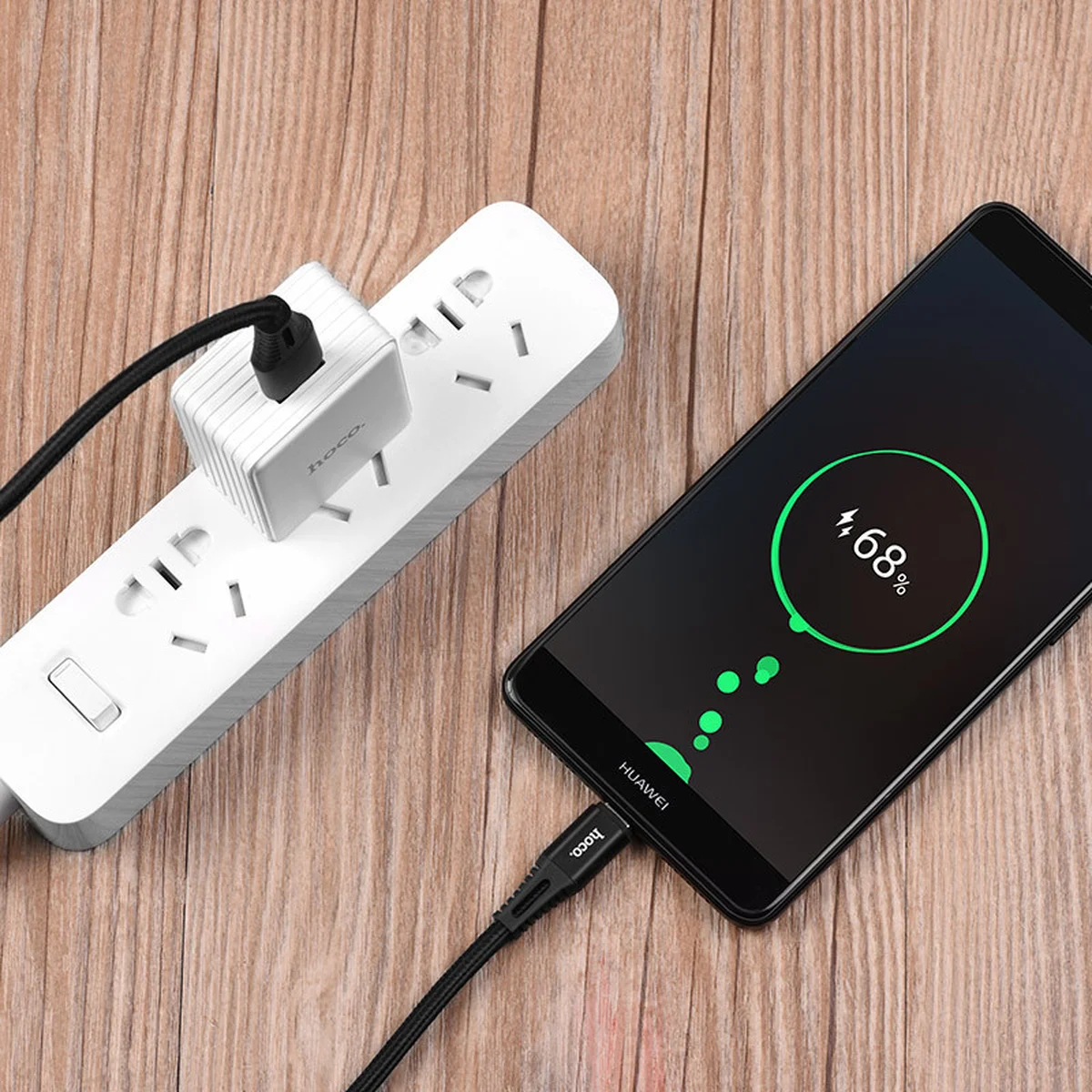 Дата кабель Hoco X22 5A Quick Charger Type-C Cable (1m) Черный