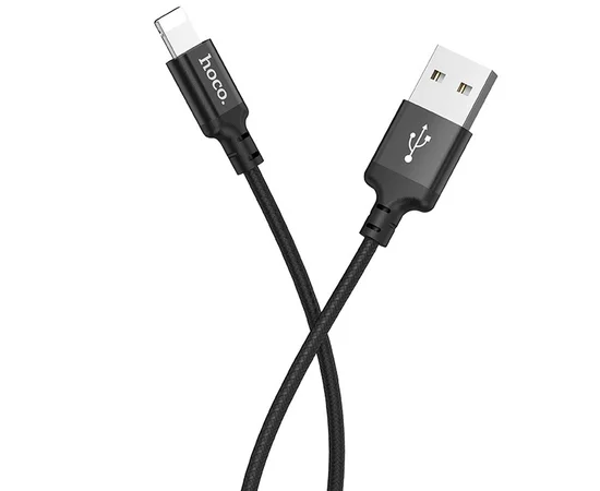 Дата кабель Hoco X14 Times Speed Lightning Cable (1m) Черный