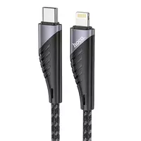 Дата кабель Hoco U95 Freeway 4in1 USB/Type-C to Type-C/Lightning 60W (1.2m) Black
