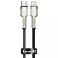 Дата кабель Baseus Cafule Series Metal Type-C to Lightning PD 20W (1m) Черный