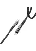 Дата кабель Hoco U70 "Splendor" lightning (1.2М) Черно - серый