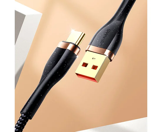 Дата кабель Usams US-SJ488 U64 Aluminum Alloy USB to Type-C 1.2m Черный