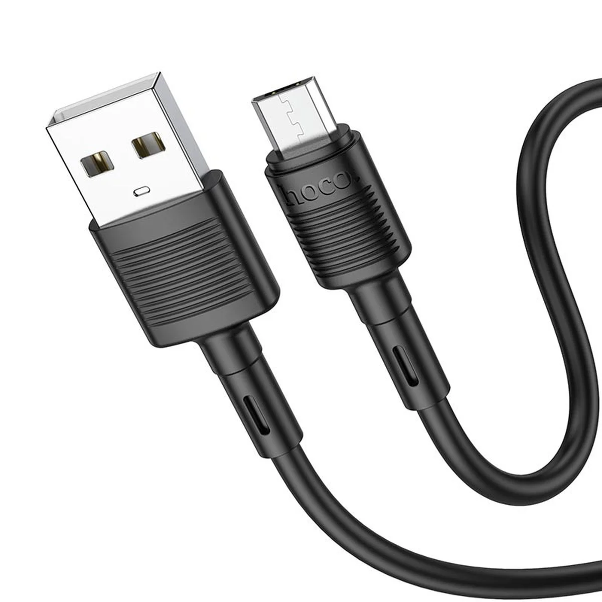 Дата кабель Hoco X83 Victory USB to MicroUSB (1m) Black