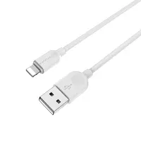 Дата кабель Borofone BX14 USB to Lightning (3m) Белый