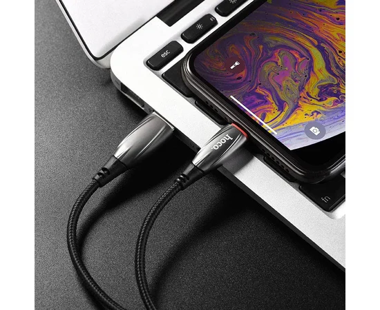 Дата кабель Hoco U71 "Star" Lightning (1.2М) Черный