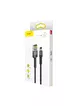 Дата кабель Baseus Cafule Lightning Cable Special Edition 2.4A (1m) (CALKLF) Серый