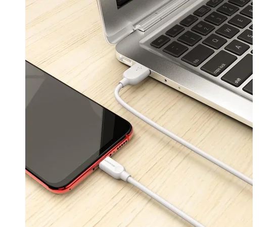 Дата кабель Borofone BX14 USB to MicroUSB (1m) Білий
