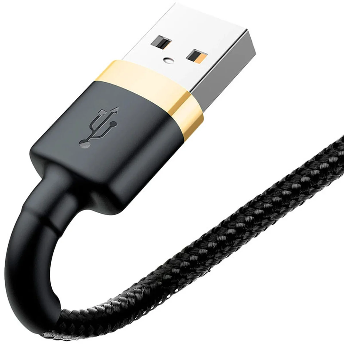 Дата кабель Baseus Cafule Lightning Cable 1.5A (2m) (CALKLF-C) Золотой / Черный