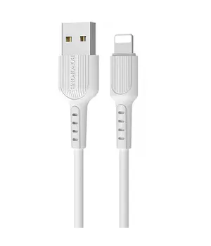 Дата кабель Borofone BX16 USB to Lightning (1m) Білий