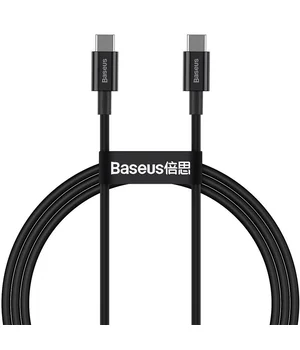 Дата кабель Baseus Superior Series Fast Charging Type-C to Type-C PD 100W (1m) (CATYS-B) Чорний