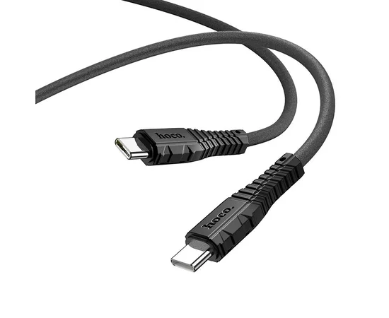 Дата кабель Hoco X67 "Nano" 60W Type-C to Type-C (1m) Black