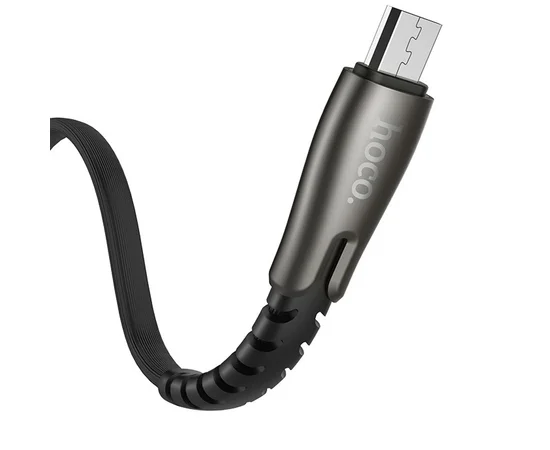 Дата кабель Hoco U58 Core Micro USB Cable (1.2m) Черный