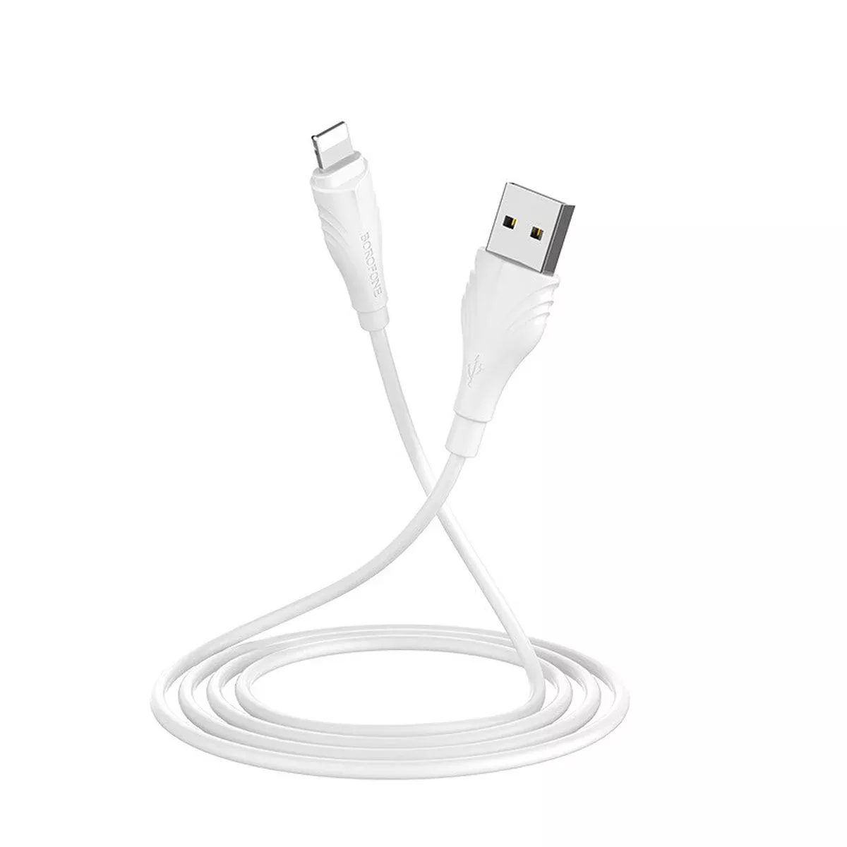 Дата кабель Borofone BX18 Optimal USB to Lightning (3m) Білий