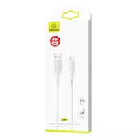 Дата кабель Usams US-SJ373 U-38 USB to MicroUSB 2A (1m) Білий