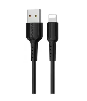 Дата кабель Borofone BX16 USB to Lightning (1m) Чорний