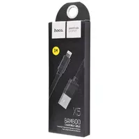 Дата кабель Hoco X5 Bamboo USB to Lightning (100см) Чорний