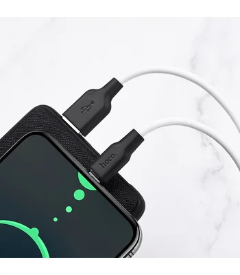 Дата кабель Hoco X21 Plus Silicone Type-C Cable (2m) Чорний / Білий