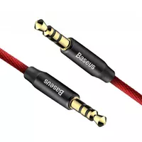 Аудіо кабель Aux Baseus Yiven M30 (1.5m) (CAM30-CS) Чорний / Червоний