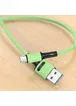 Дата кабель USAMS US-SJ435 U52 USB to MicroUSB (1m) Зелений