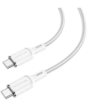 Дата кабель Borofone BX90 Cyber USB для Type-C (1m) White