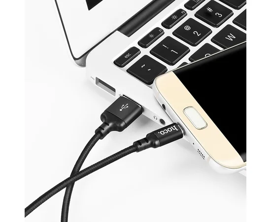 Дата кабель Hoco X14 Times Speed Micro USB Cable (1m) Чорний