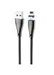 Дата кабель Hoco U75 "Blaze magnetic" Lightning (1.2М) Черный