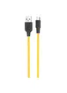 Дата кабель Hoco X21 Plus Silicone MicroUSB Cable (2m) Black / Orange