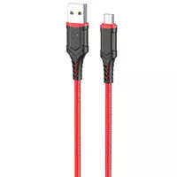 Дата кабель Borofone BX67 USB to MicroUSB (1m) Красный