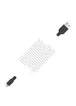 Дата кабель Hoco X21 Plus Silicone Lightning Cable (1m) black_white