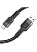 Дата кабель Hoco U110 charging data sync USB to Type-C (1.2 m) Чорний