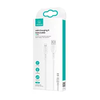 Дата кабель USAMS US-SJ500 U68 USB to Lightning (1m) Білий