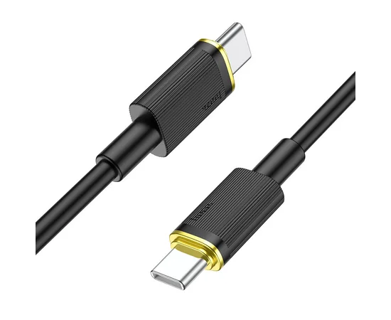Дата кабель Hoco U109 Type-C to Type-C 100W (1.2m) Black