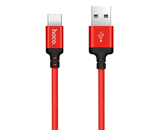 Дата кабель Hoco X14 Times Speed USB to Type-C (1m) Червоний
