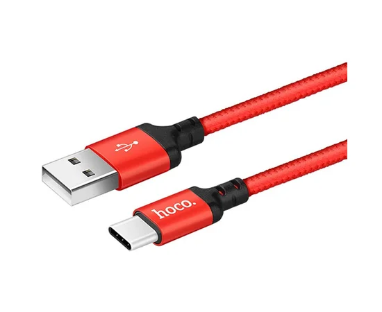 Дата кабель Hoco X14 Times Speed USB to Type-C (1m) Червоний
