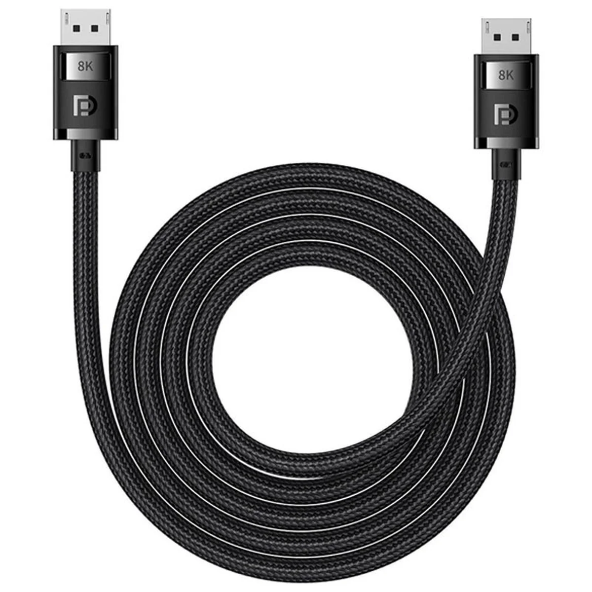 Дата кабель Baseus High Definition DP 8K to DP 8K (2m) (B00633706111-02) Cluster Black