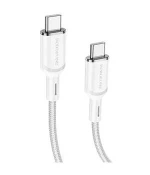 Дата кабель Borofone BX90 Cyber USB для Type-C (1m) White