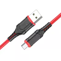 Дата кабель Borofone BX67 USB to MicroUSB (1m) Красный
