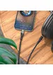 Аудио кабель Aux Hoco UPA25 (AUX 3.5 to Lightning) (1m) Black