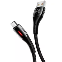 Дата кабель USAMS US-SJ346 Smart Power-off Micro Cable U-Tone (1.2m) Черный