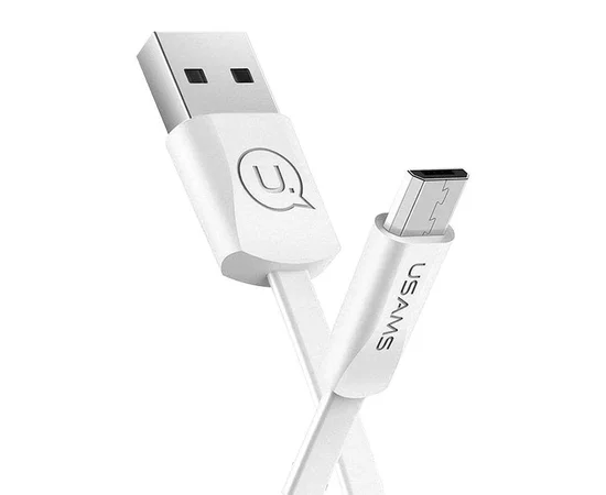 Дата кабель USAMS US-SJ201 USB to MicroUSB 2A (1.2m) Белый