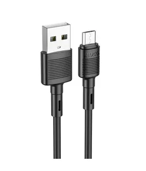 Дата кабель Hoco X83 Victory USB to MicroUSB (1m) Black