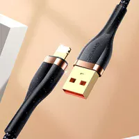 Дата кабель Usams US-SJ487 U64 Aluminum Alloy USB to Lightning 1.2m Черный