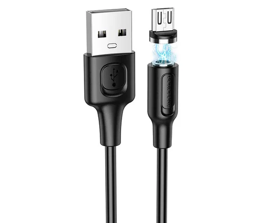 Дата кабель Borofone BX41 Amiable USB to MicroUSB (1m) Черный
