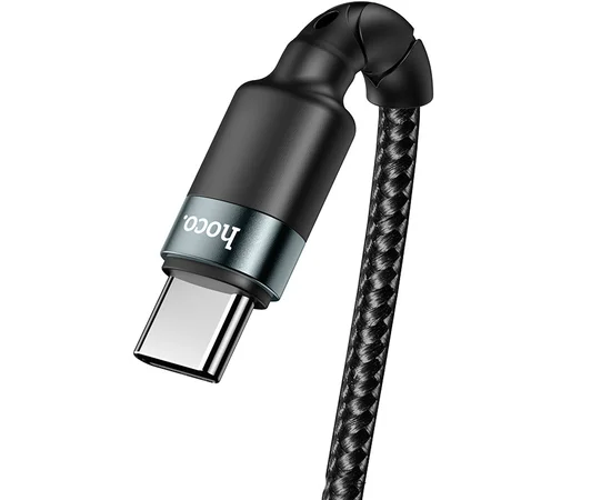 Дата кабель Hoco DU46 Charging USB to Type-C (1m) Черный